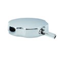 Westbrass Rotating Overflow W/ Pin for Easier Operation and Mushroom Drain Strainer in Polished Chrome D50TP-26